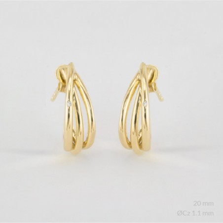 Boucles d'oreilles en Argent