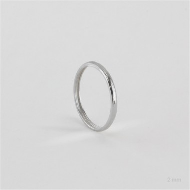 Silver Engagement Ring