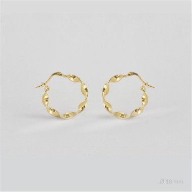 Sterling Silver Hoops | Ø18 mm