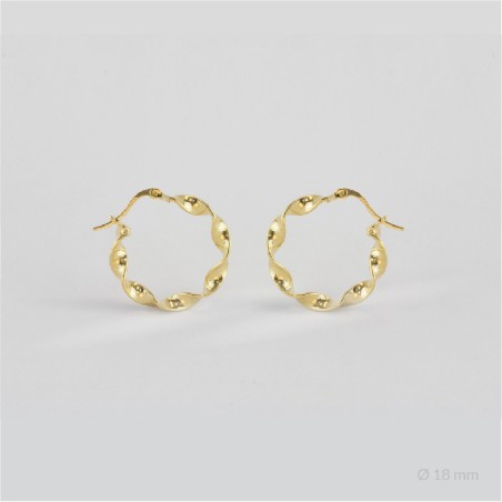 Sterling Silver Hoops | Ø18 mm