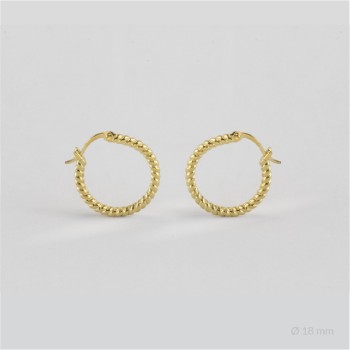 Sterling Silver Hoops | Ø18 mm