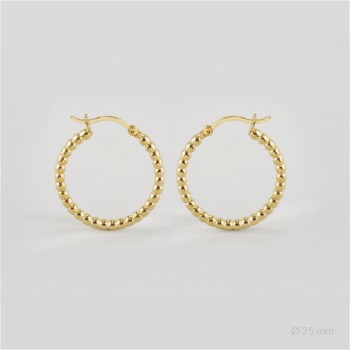 Sterling Silver Hoops | Ø25 mm