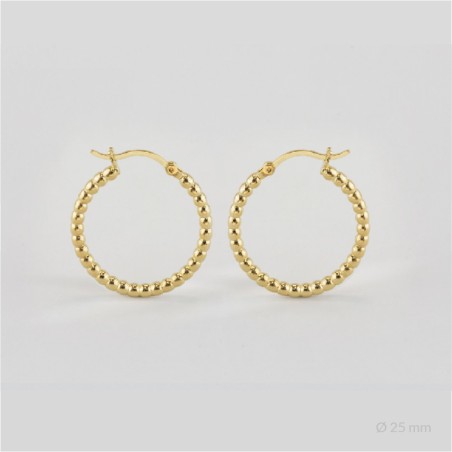 Sterling Silver Hoops | Ø25 mm