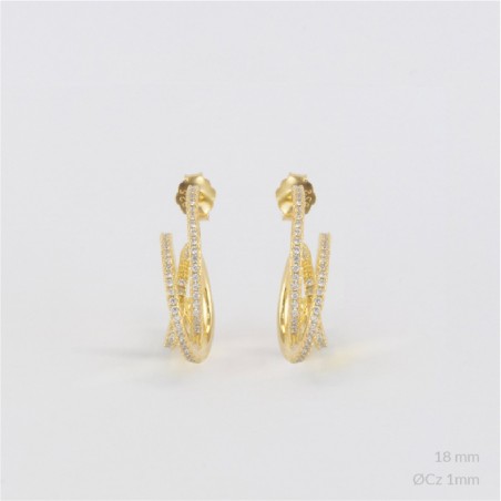 Pendientes de Plata de Ley 