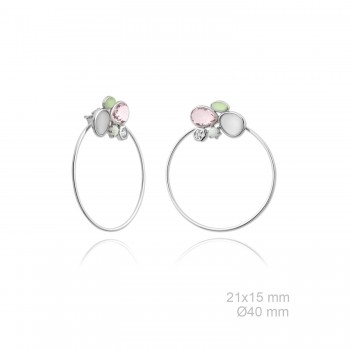 Silver earrings