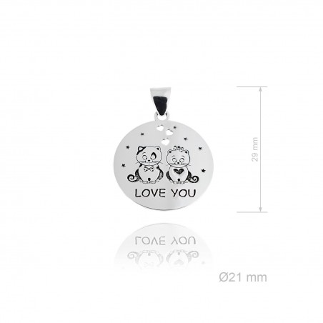 Pendentifs Argent lisse
