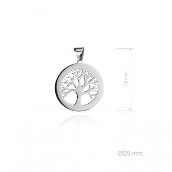 Colgante Árbol Vida Liso 25Ø