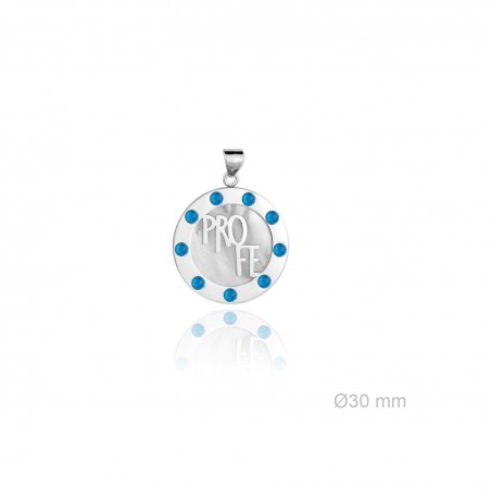 Colgante Profe Circ Azul