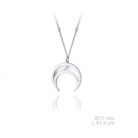 Silver Necklaces with Mother of Pearl 