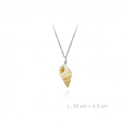 Gargantilha em Prata Esterlina e Nácar (Madrepérola)