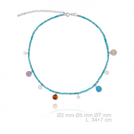 Garg. Turquesa Chapas/Estrellas