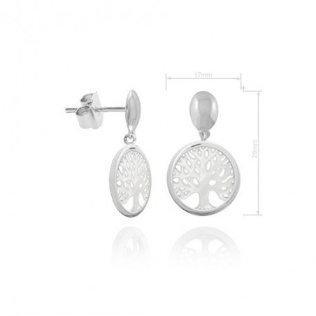 Brincos Madre pérola