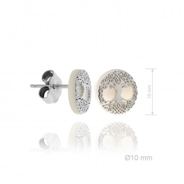 Pendientes Árbol Vida Nácar