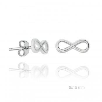 Silver Earrings with Mother...