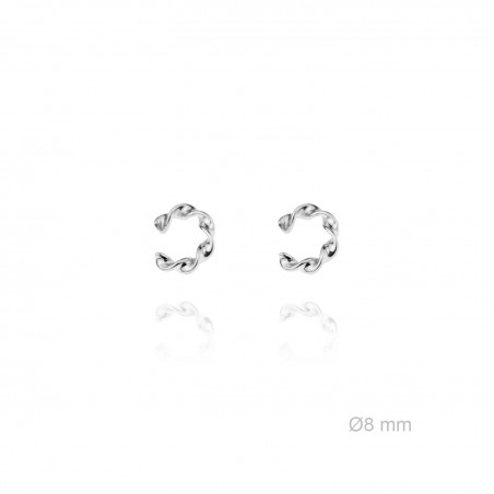 Earcuffs em Prata Esterlina