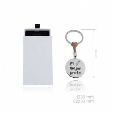 Acier Porte-Clés en Acier
